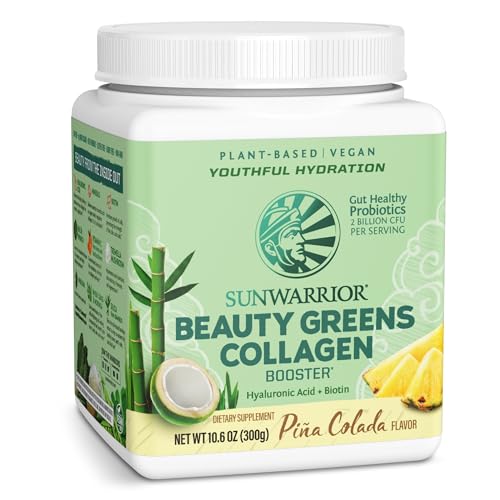 SUNWARRIOR Beauty Greens Collagen Booster - Pina Colada 300 g