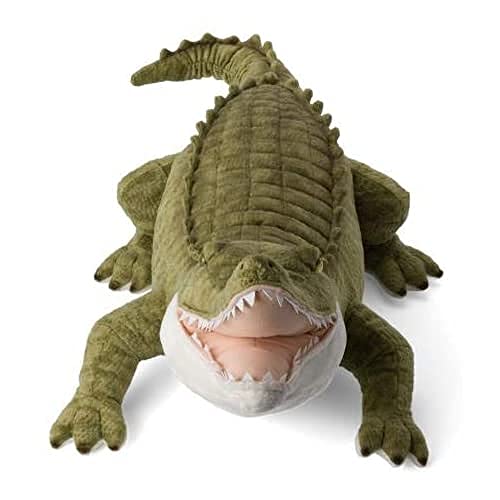 WWF Plüsch WWF00925, WWF Krokodil (90cm), realistisch, Super weiches, lebensecht gestaltetes Plüschtier zum Knuddeln und Liebhaben, Handwäsche möglich, Mehrfarbig