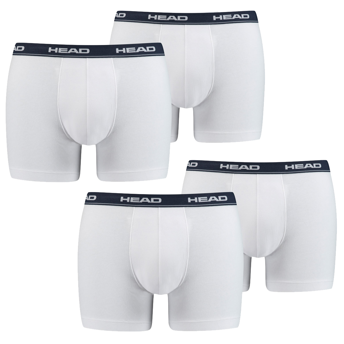 2 er Pack Head Herren Boxer Boxershorts Basic Pant Unterwäsche XL, 310 - White