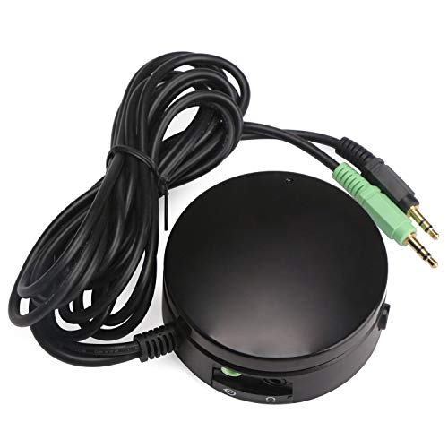 DollaTek Computer-Lautsprecher Kopfhörer Audio-Konverter Audio-Schalter Lautstärkeregler Audio-Einsteller Lautstärkeregler