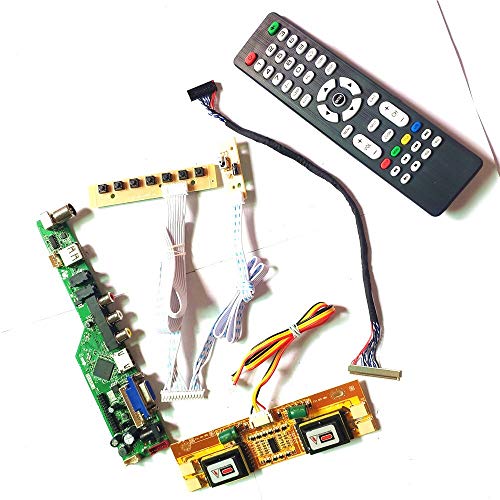 M190A1-L05/L06/L07 T.V53 Controller-Board VGA HDMI AV USB RF Fernbedienung + Inverter + Tastatur LCD Display Panel 4CCFL 30Pin LVDS Kit (M190A1-L07)