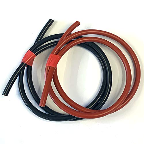 MKGT Flexibles PVC-Kabeldraht, 110 A, 16 mm², Batterie/Starter/Schweißen, Rot und Schwarz, 2 m