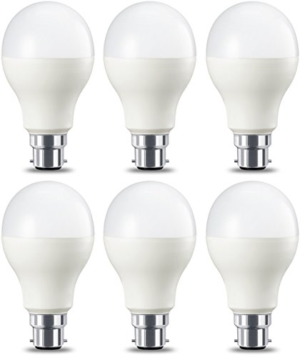 AmazonBasics B22 LED Lampe, 14W (ersetzt 100W), warmweiß, 6er-Pack
