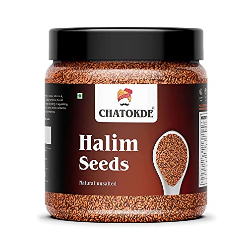 CHATOKDE Halim-Samen (Aliv-Samen) – 400 g – (Gartenkresse/Haleem) Haarwachstum_Verpackung kann variieren