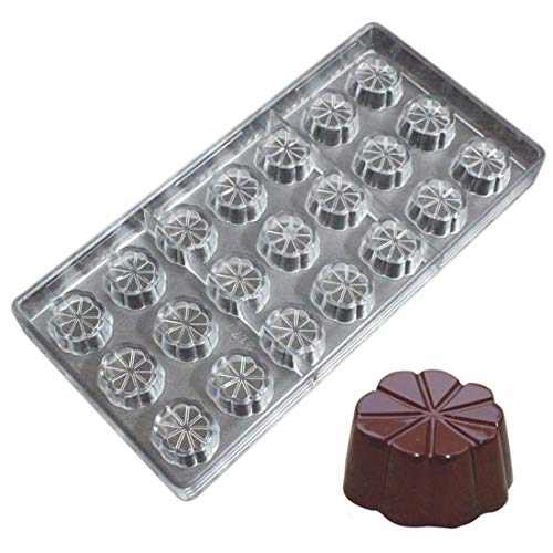 Polycarbonat Schokoladenform DIY Süßigkeiten Form klar Hartplastik Backwaren Gebäck Werkzeuge Kleeblatt Blume