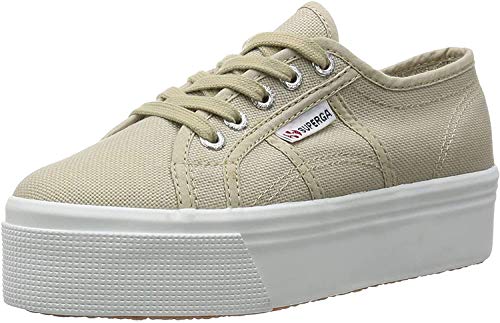 Superga 2790 Linea Updown Flatform Damen Sneaker,Grau (taupe) ,35 EU