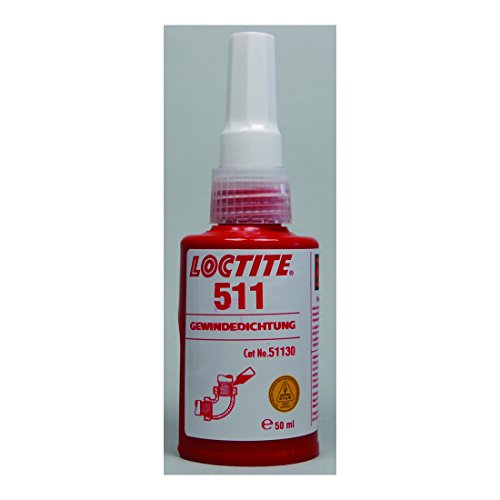 Loctite 511X50ML LOC 511 Niederfeste Methacrylat Gewindedichtmittel, 50 ml