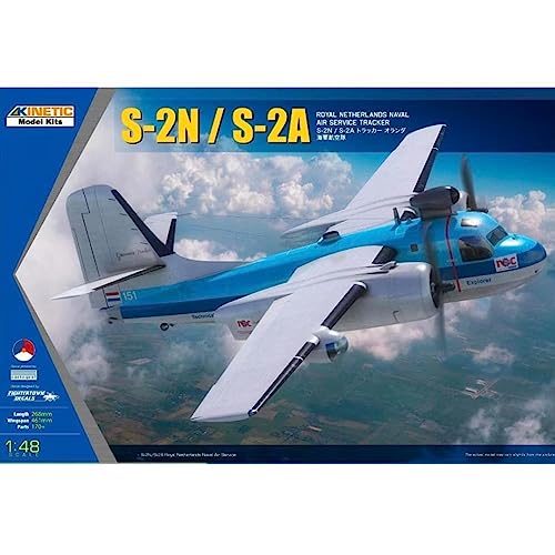 Kinetic Model Kits - Modellflugzeug S-2n / S-2a Royal Netherlands Naval Air Service Tracker Kinetic 48118 1/48. Modellbau Panzer Promo