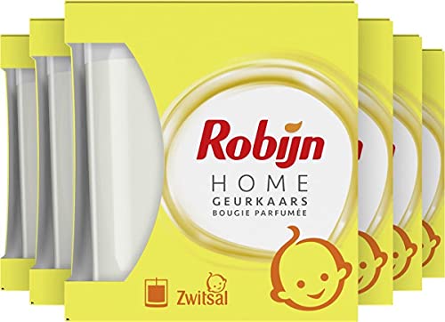 Robijn Home Duftkerze - Zwitsal - 6er Pack (6 x 115g)
