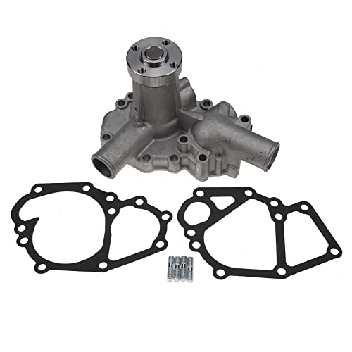 HOLDWELL Water Pump with Gaskets 83989003 SBA145017300 Compatible with Tractors 1120 1310 1215 1210 1220 Skid Steer CL25 S753 S723 SP1500 SP1540 SP1700 SP1740 P15