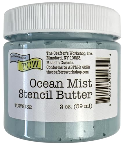 Crafter's Workshop Stencil Butter 2oz-Ocean Mist TCWSB2OZ-9132