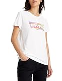 Levi's Damen The Perfect Tee T-Shirt,Marbling Batwing Bright White,S