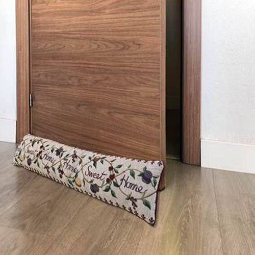 Bresme Dekorative Textil-Zugluftstopper für Türuntergänge, Original Design der Home-Kollektion, mit Universalgröße 85 cm lang