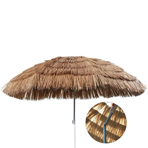 HI Hawaii Schirm Sonnenschirm Strandschirm Gartenschirm Balkonschirm 180 cm Beige