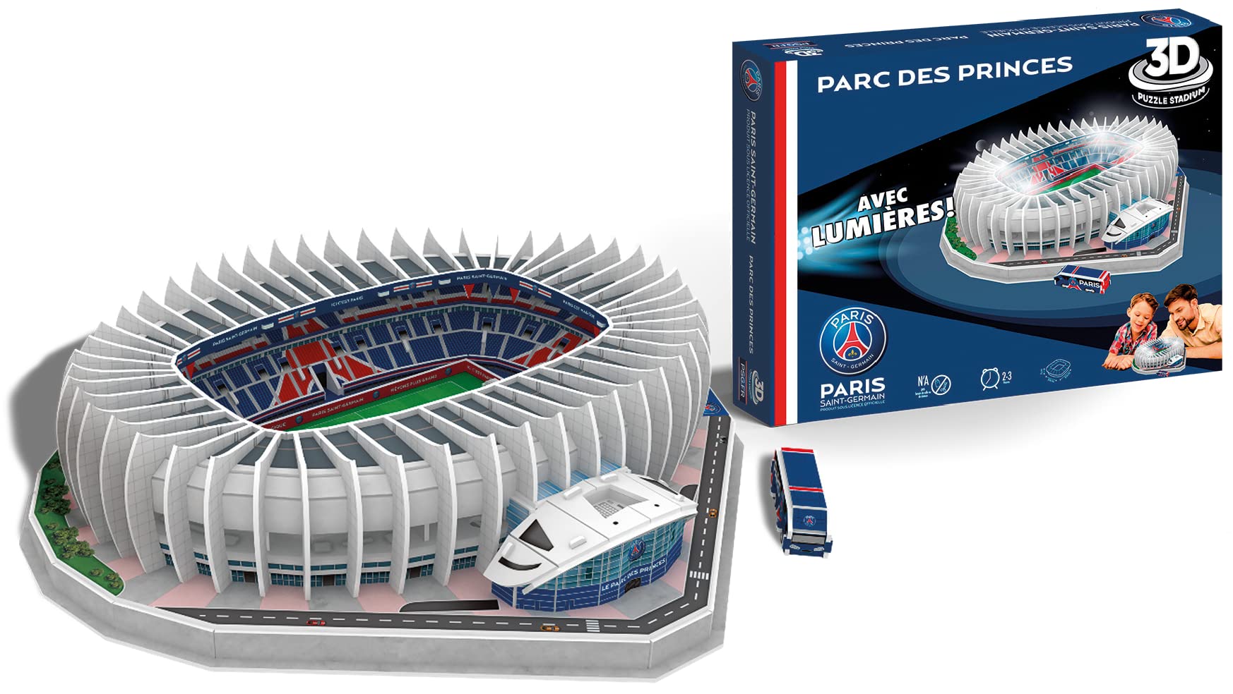 Megableu 678326 Puzzle, Stadion PSG LED