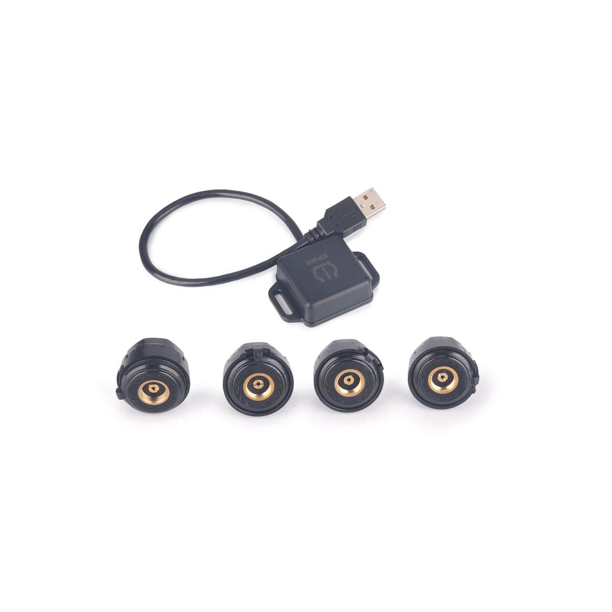ERISIN USB TPMS Modul Reifendruck 4 Sensor für Android 10/11 / 12/13 Autoradio