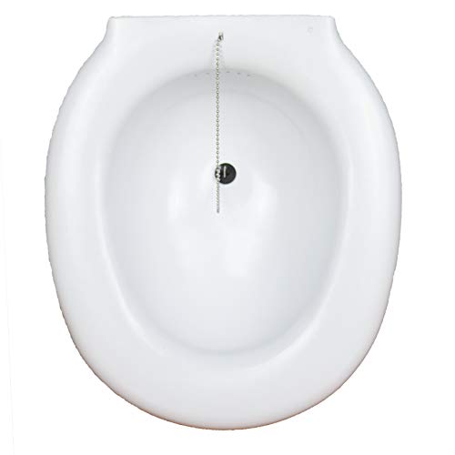 Corysan Sanitärbidet, anschließbar für die Toilette, aus Kunststoff | Maße: 38 x 41,5 x 14 cm | mit Verschluss