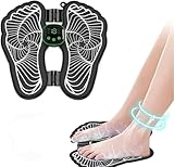Elektrisches Fußmassagegerät, EMS Fußmassagegerät, für die Durchblutung und zur Linderung von Muskelschmerzen, 6 Modi und 9 Intensitäten