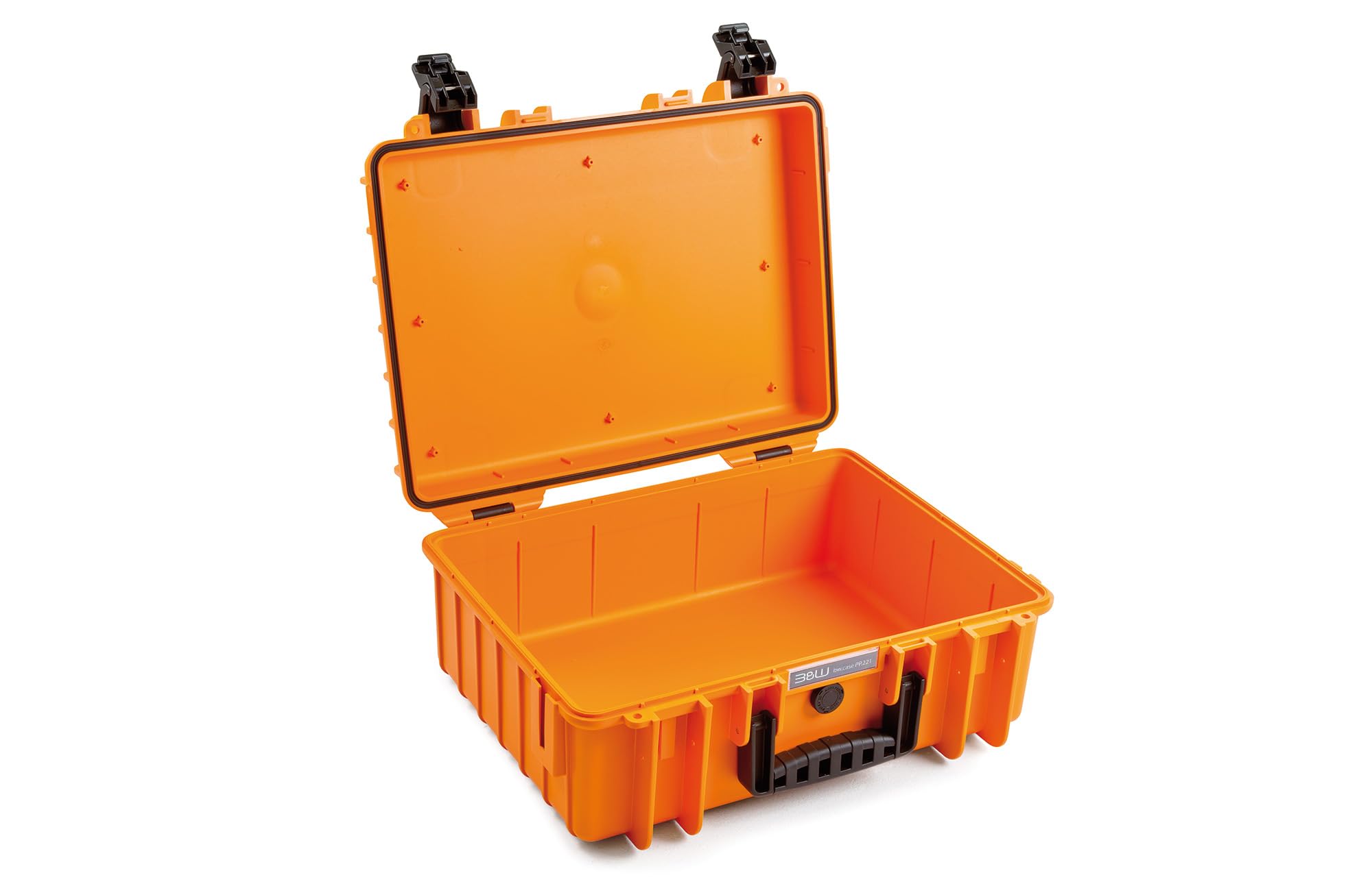 B&W Transportkoffer Outdoor - Typ 5000 Orange - wasserdicht nach IP67 Zertifizierung, staubdicht, bruchsicher und unverwüstlich