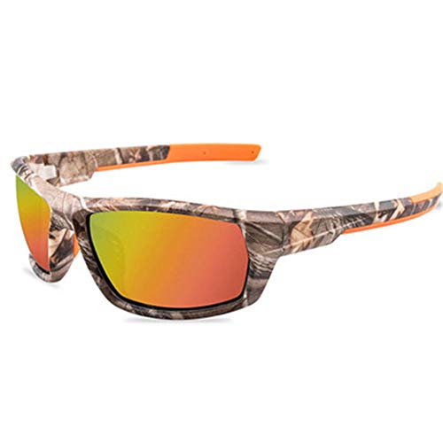 NIUASH Sonnenbrille polarisiert Herren Polarized Fishing Sonnenbrille Camouflage Frame Outdoor Sport Fahrradbrille Männlich Camping Brille UV400