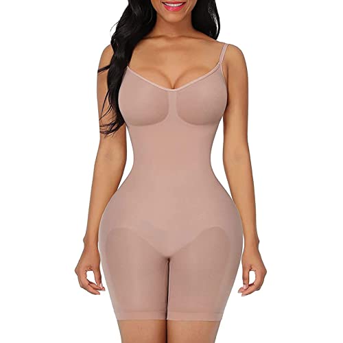 Yokbeer Body Shaper für Frauen Seamless Shapewear Butt Lifter Tummy Control Bodysuits Full Body Fajas Colombianas (Color : A, Size : S)