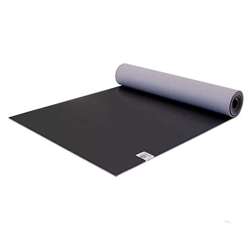 Love Generation - Premium Yoga Matte | Diamond Black | 183 cm x 61 cm | 6 mm dick | PVC | für Yoga, Pilates und Fitness