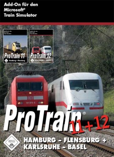 Train Simulator - ProTrain 11 + 12: Hamburg - Flensburg + Karlsruhe - Basel - [PC]
