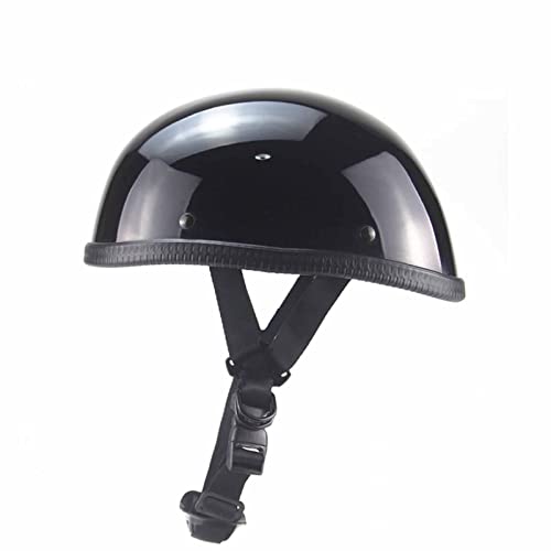 Retro Motorrad Halbhelme Jet-Helm DOT/ECE Zertifizierung mit Schutzbrille Halbschale Scooter Helm für Männer und Frauen Vier Jahreszeiten 3,XXL=63-64cm
