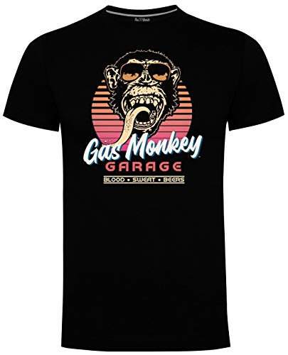 Gas Monkey Garage T-Shirt Retro Shade Black-XL
