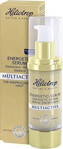 HELIOTROP Naturkosmetik MULTIACTIVE Energetic-Serums, Unterstützt die essenziellen Vitalfunktionen der Haut, Mindert die Faltentiefe, Vegan, 30ml