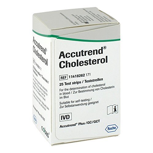 Accutrend Cholesterol Test Strips (x25) by Steroplast