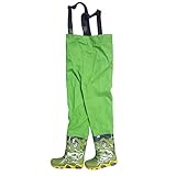 Kinderwathose Grün 20/21 Matschhose Kinder wathose Anglerhose Fischerhose Spielhose