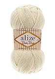 5 x 100g Strickgarn Alize Baby Best Uni, Antipilling türkische Wolle (62)