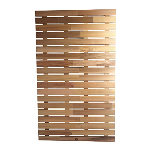 SudoreWell® Bodenrost Platte Holzrost aus Thermoholz 100 x 60 x 1,5cm (AP-13 GW)