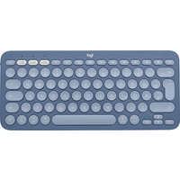 Logitech K380 Multi-Device Bluetooth Keyboard for Mac - Tastatur - kabellos - Bluetooth 3.0 - QWERTZ - Deutsch - Blueberry (920-011173)