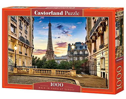 Puzzle 1000 pièces : Promenade Dans Paris au Coucher du Soleil