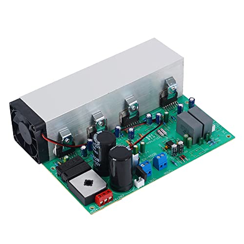 Asinfter 1 Stück TDA7294 PRO Verstärkerplatine, Luftgekühlte HiFi-Hochleistungs-Audioverstärkerplatine, 2.0-Kanal-Kunststoff