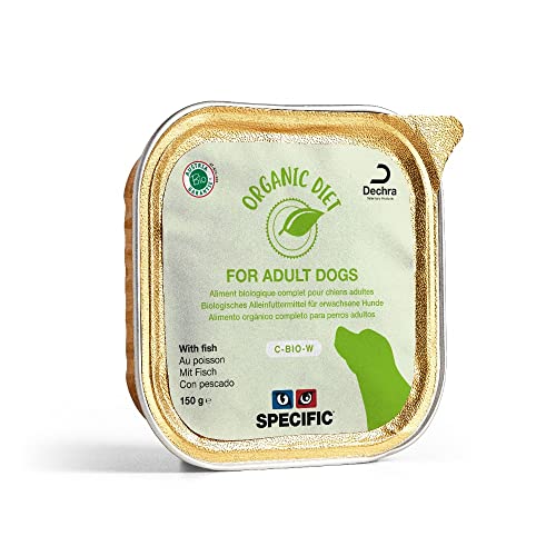 SPECIFIC 212104 Canine C-Bio-W Organic Fisch Box 4X5X150GR, Kunststoff