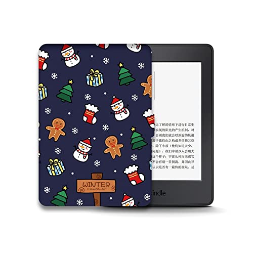 NagpintS Cover Amazon Kindle Oasis 10th Generation from 2019 & 9th Generation (2017) Flip Case – Bookstyle Protector – Christmas Thumbnail