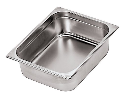 Paderno World Cuisine 20 7/8 inches by 12 3/4 inches Stainless-steel Hotel Pan - 1/1 (depth: 4 inches)