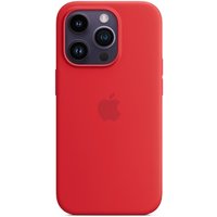Apple Original iPhone 14 Pro Silikon Case mit MagSafe Product(RED)