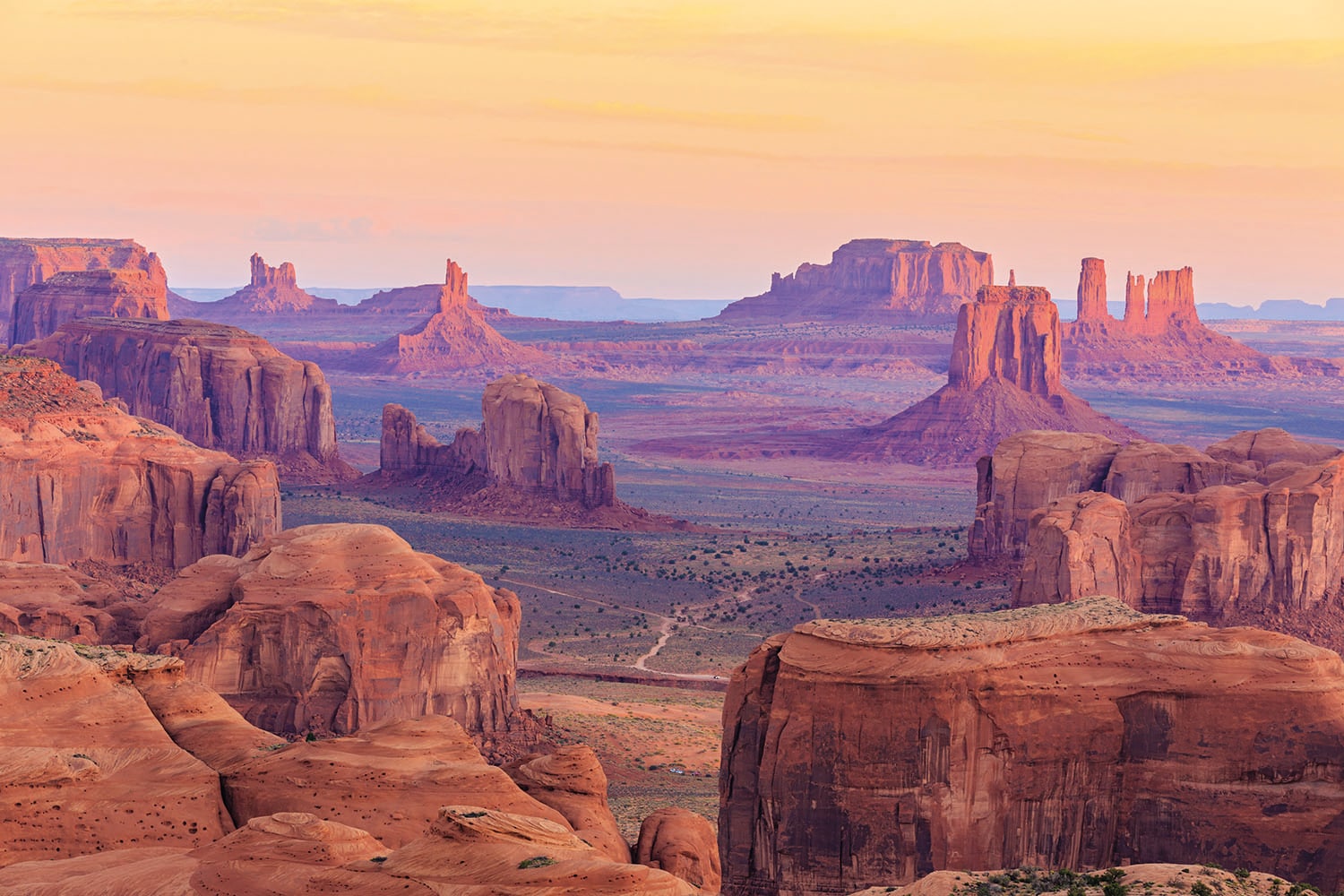Papermoon Fototapete "Hunts Mesa Sunrise"
