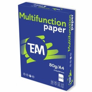 5 x Team Kopierpapier Team Multifunction weiß 80g/qm A4 VE=500 Blatt