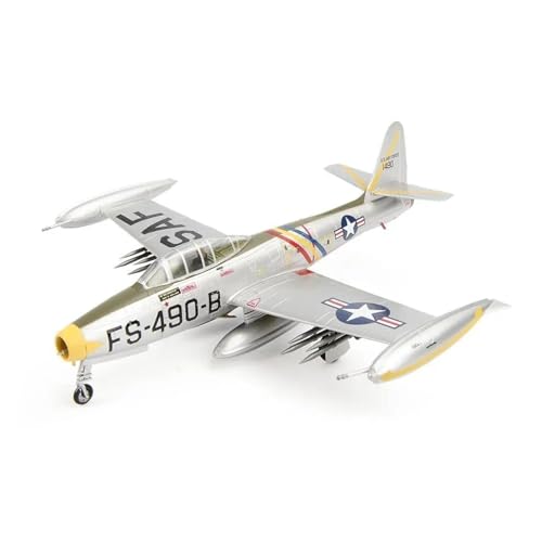 WELSAA Aerobatic Flugzeug Flugzeugmodell Im Maßstab 1:72 USAF F-84E Kampfflugzeug Modell Display Sammlerstück Kreative Szene Requisiten Spielzeug