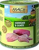Macs Dog Kaninchen. Gemüse & Kartoffeln (6 x 800g Dose)