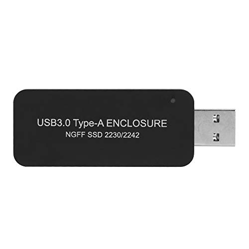 Tragbares USB3.0 zu M.2 NGFF SDD-Gehäuse Externe Festplattenbox für 2230/2242 50g