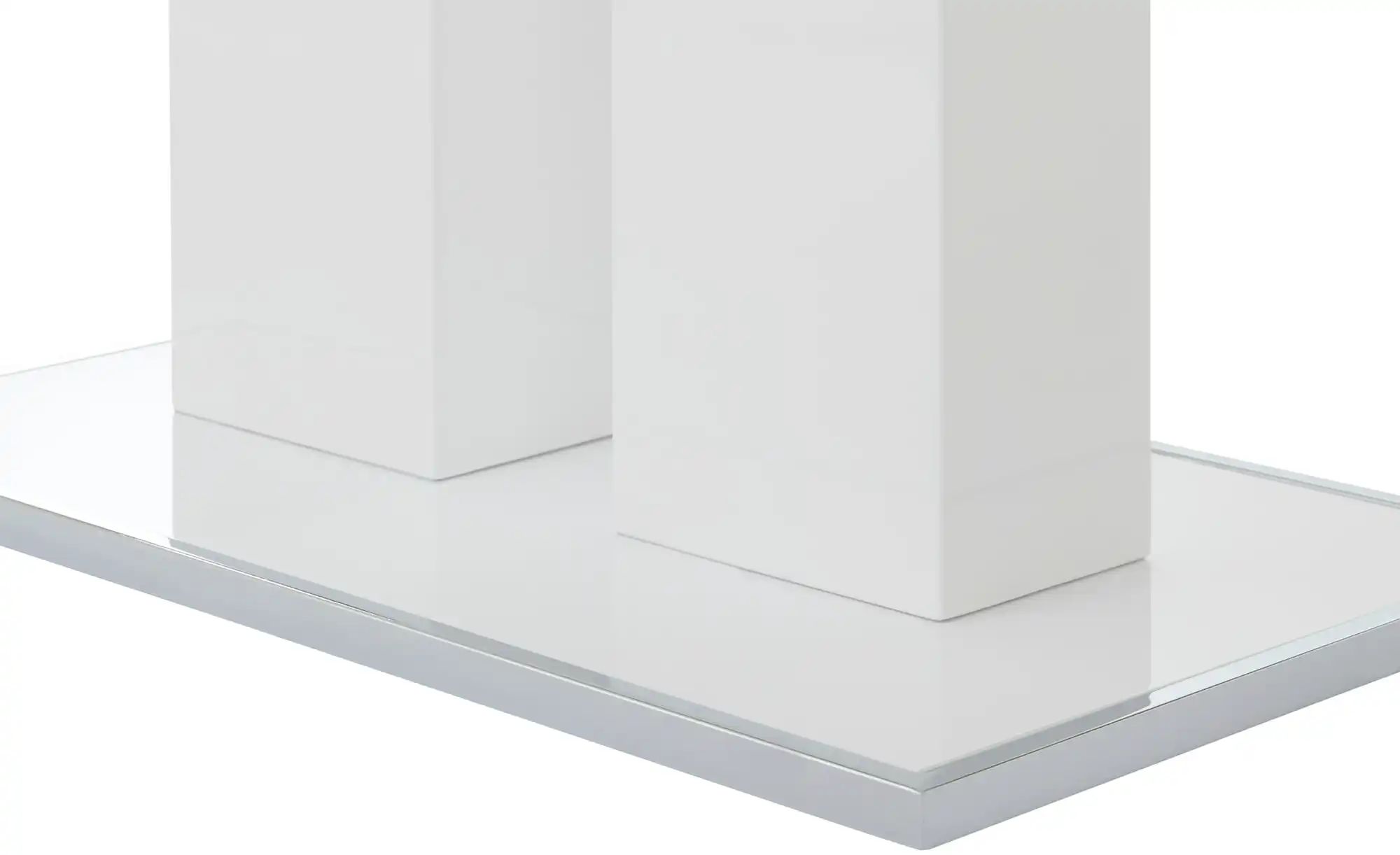 Primo Säulentisch in Weißem Hochglanzlack Basti ¦ weiß ¦ Maße (cm): B: 85 H: 75 Tische > Esstische - Möbel Kraft 2