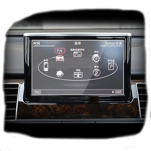VTAIEX Schutzfilm Für Audi Für A8 Für S8 2012-2018 2017 2016 2015 2014 2013 Auto Interior Center Konsole Touchscreen Navigation Glas Gehärtetes Film