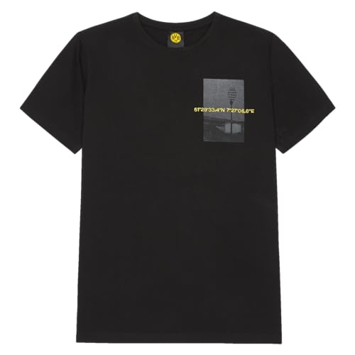 BVB T-Shirt Nostalgie, Shirt schwarz, Cotton in Conversion, Stadionjubiläum 50 Jahre, Gr. XL