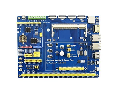Waveshare Compute Module IO Board Plus Composite Breakout Board for Developing with Raspberry Pi Compute Module 3,Compute Module 3 Lite